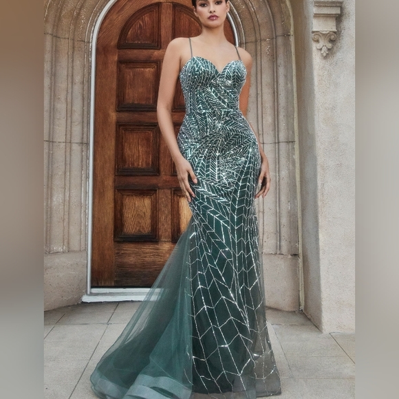 black mermaid dress plus size Final Sale Plus Size Gown with Layered Sleeves in Glitter Black Fabric –  Chic And Curvy